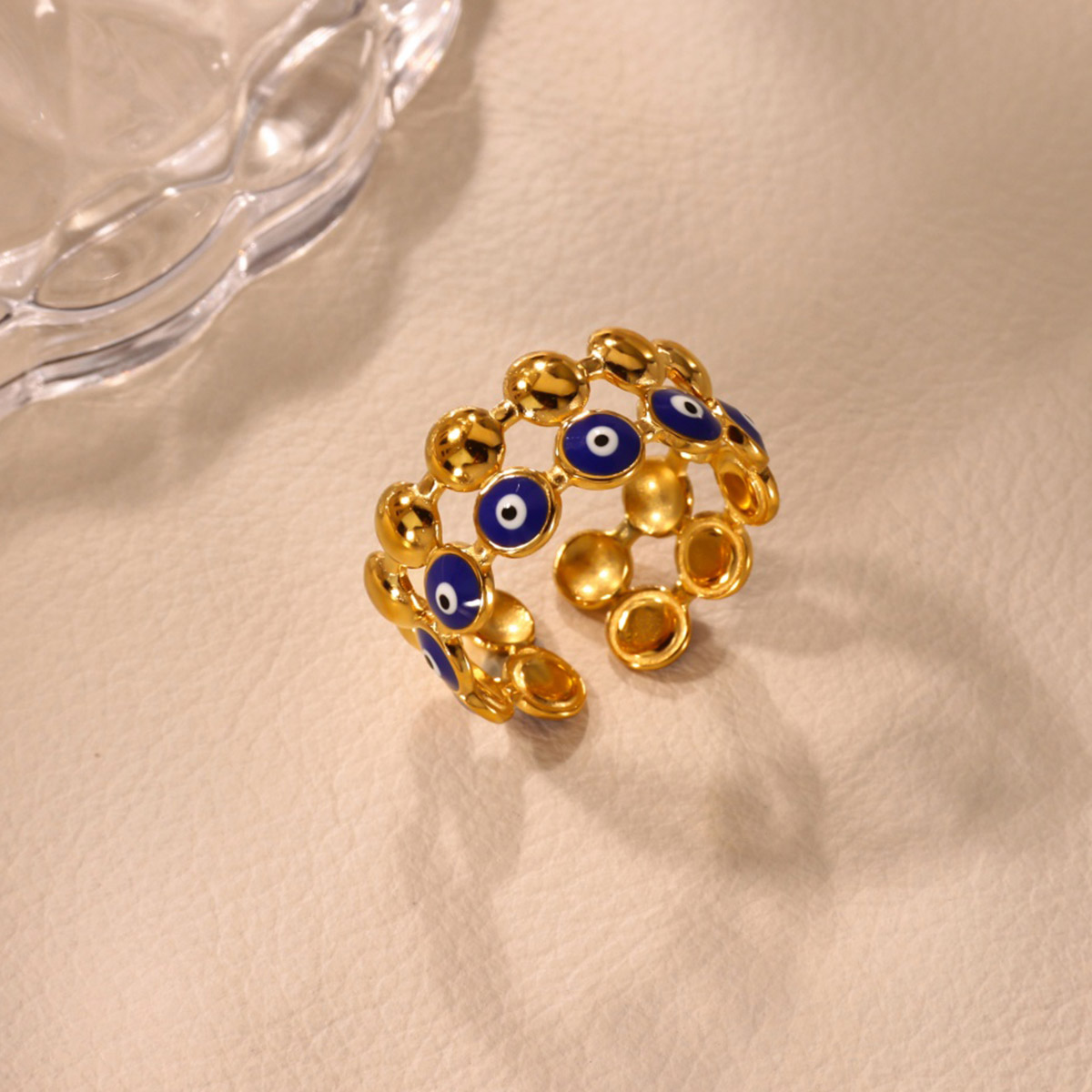 Men Accessories Evil Eye - Vintage Turkish Blue Evil Eye Rings