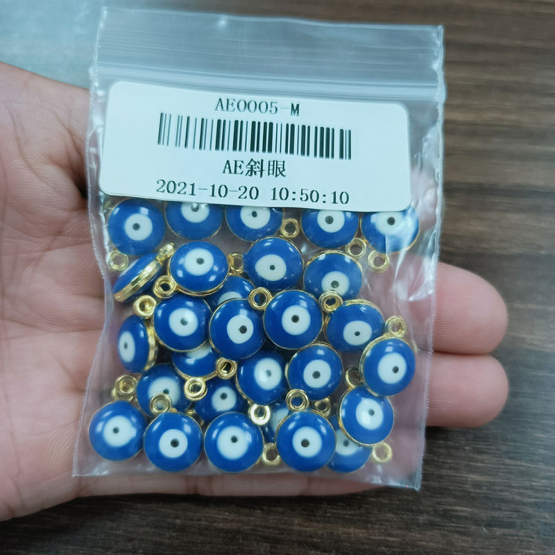 Men Accessories Evil Eye - 100pcs 10mm Classical Turkish Evil Eye