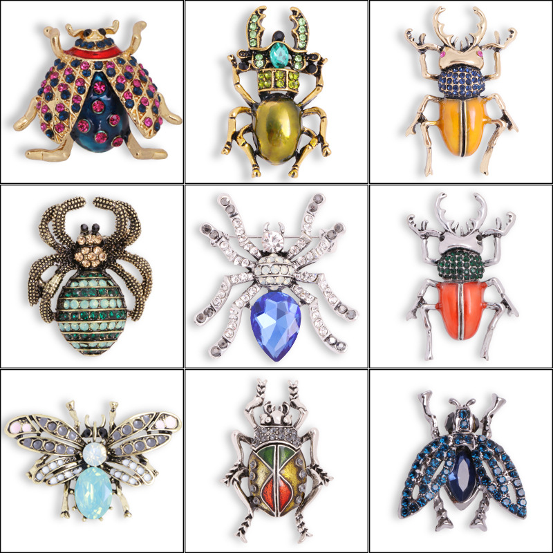 Men'S Accessories Jewelry Sale - Hot sale punk insect luxury brooch