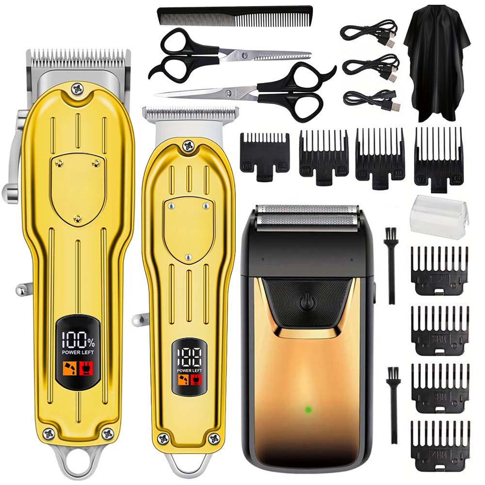 Men'S Accessories Display - Professional Hair Clipper Set with LCD
