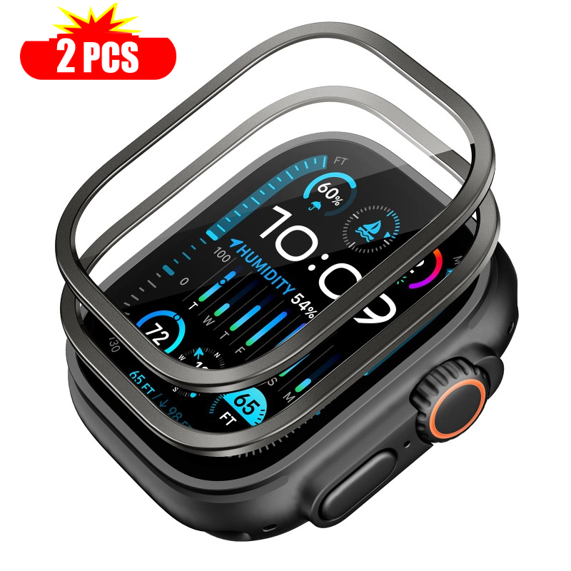 Men'S Accessories Display - 2pcs Tempered Glass for Apple Watch