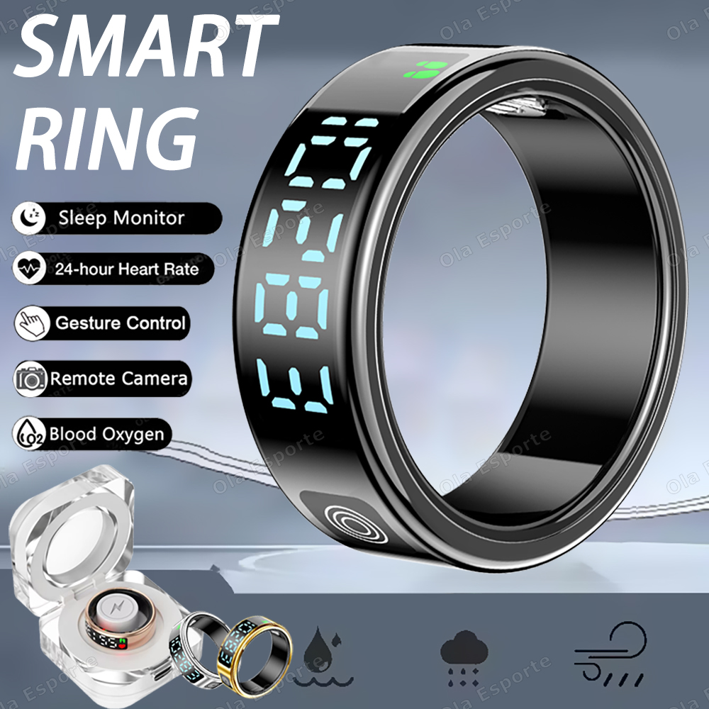 SR08 Smart Ring with Charging  - Men'S Accessories Display ulasan dan harga