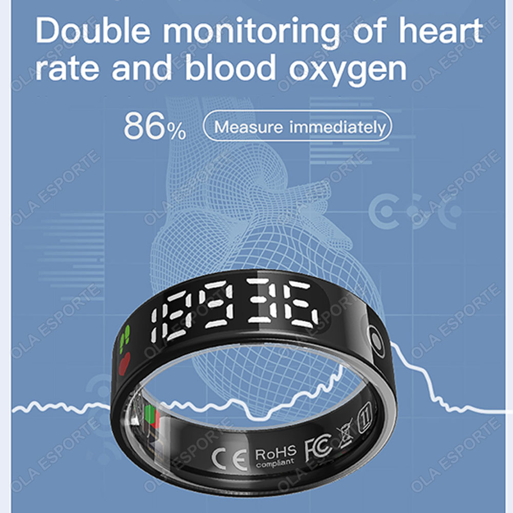 SR08 Smart Ring with Charging  - Men'S Accessories Display ulasan dan harga