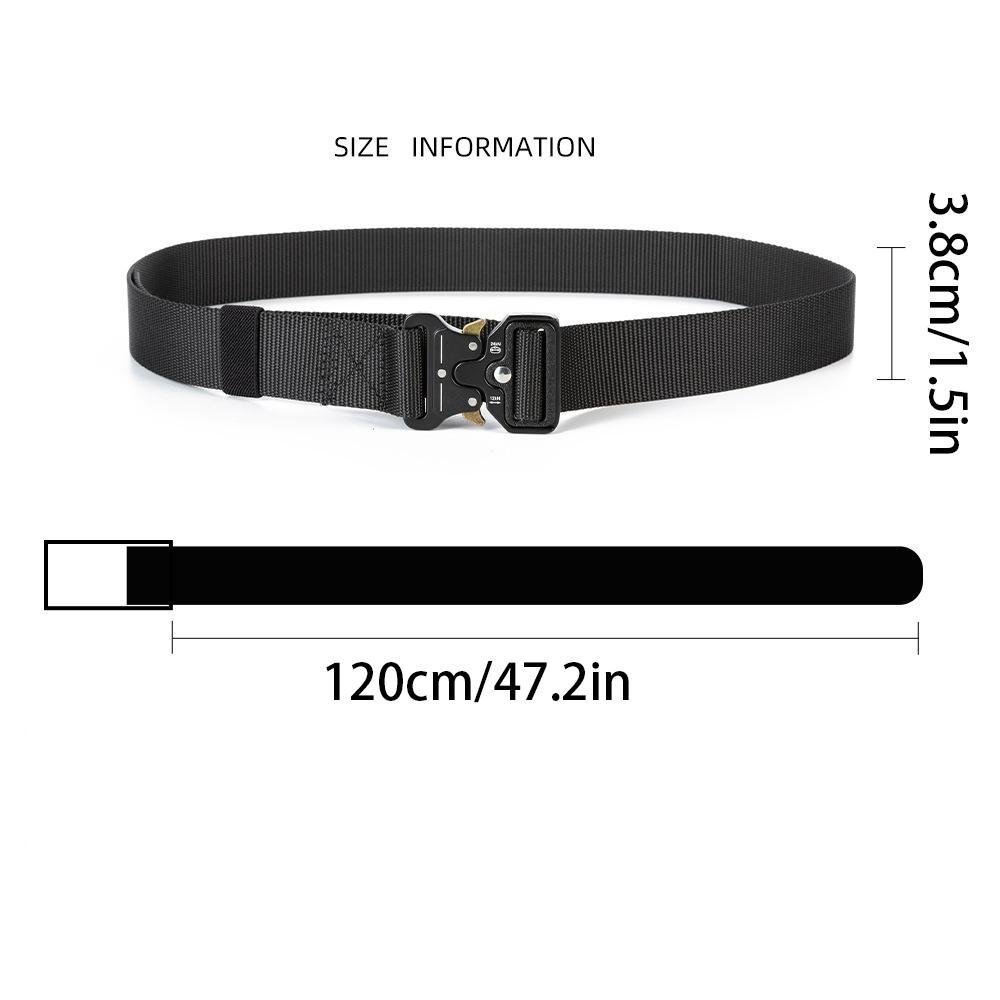 120cm Tactical Nylon Belt with - Men'S Accessories Essentials ulasan dan harga