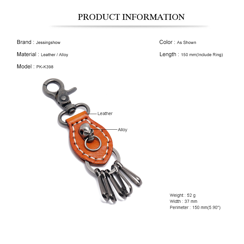 Jessingshow Leather KeyChain H - Men Accessories Pk ulasan dan harga