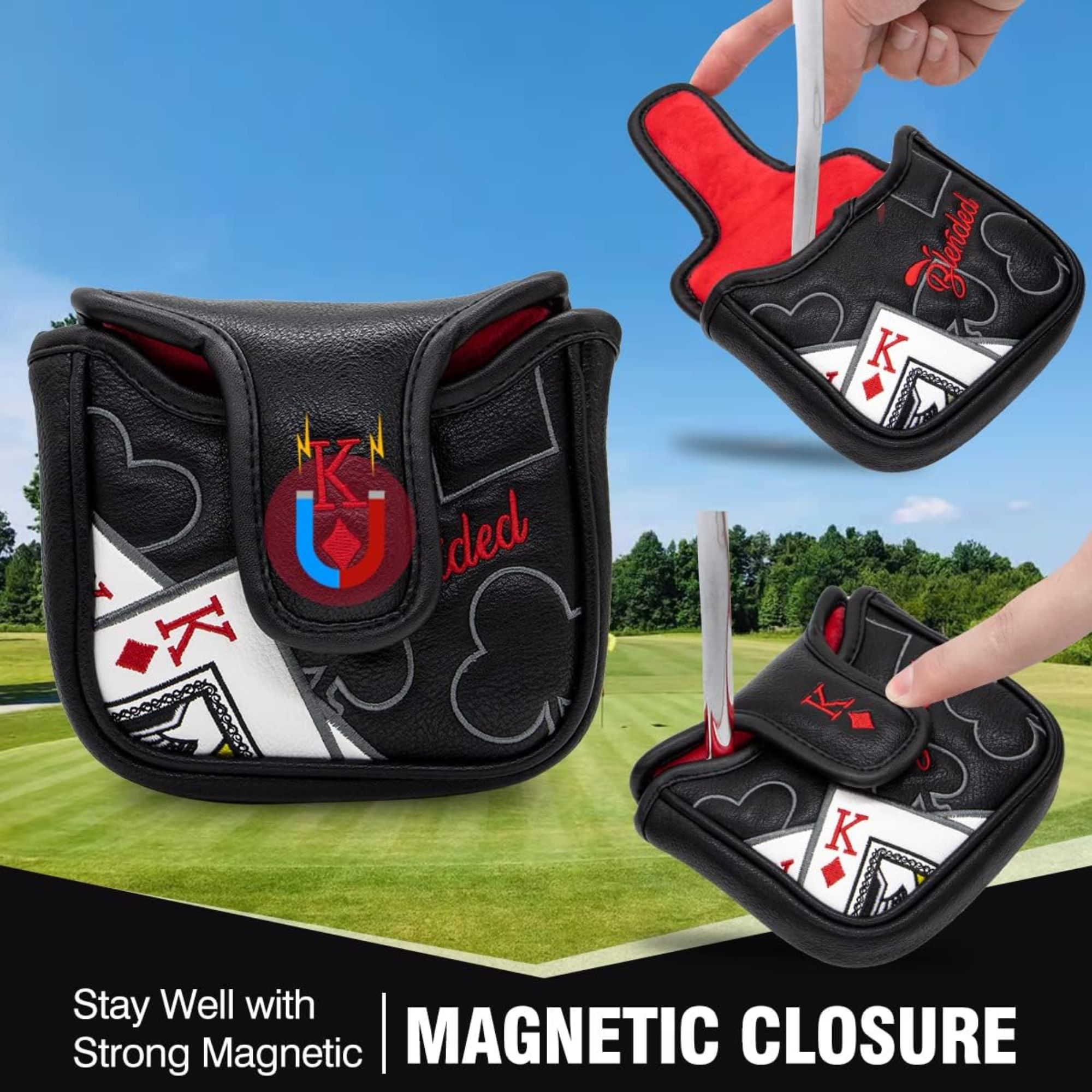 King Of Hearts Embroidered Mal - Men'S Accessories ulasan dan harga