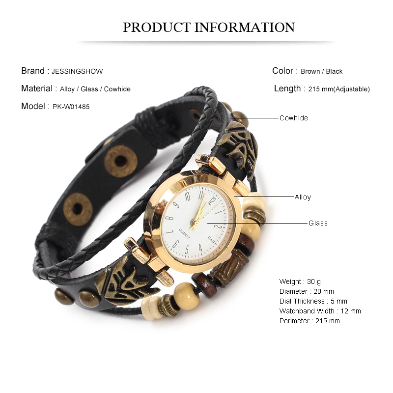 Vintage Leather Quartz Watch H - Men Accessories Pk ulasan dan harga