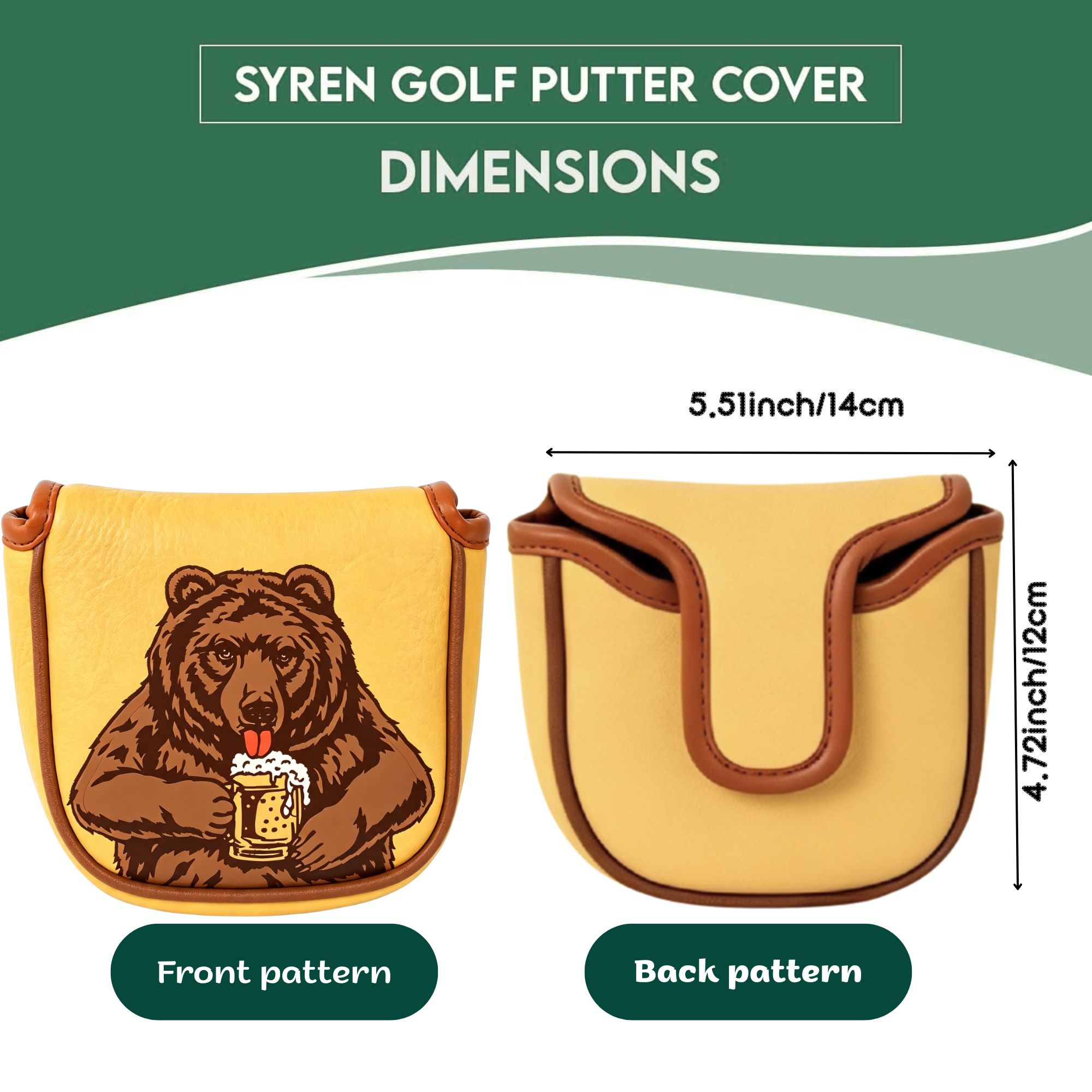 Skull Embroidered Golf Mallet  - Men'S Accessories ulasan dan harga