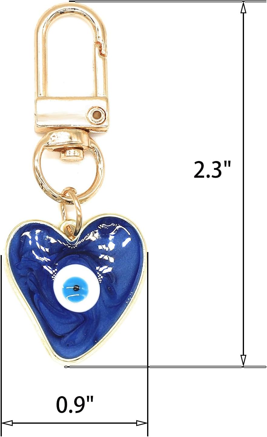 Evil Eye Keychains Sweat-heart - Men Accessories Evil Eye ulasan dan harga