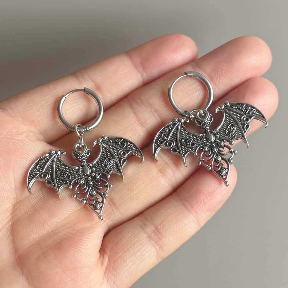 Vampire bat earrings,Gothic je - Men'S Vampire Accessories ulasan dan harga