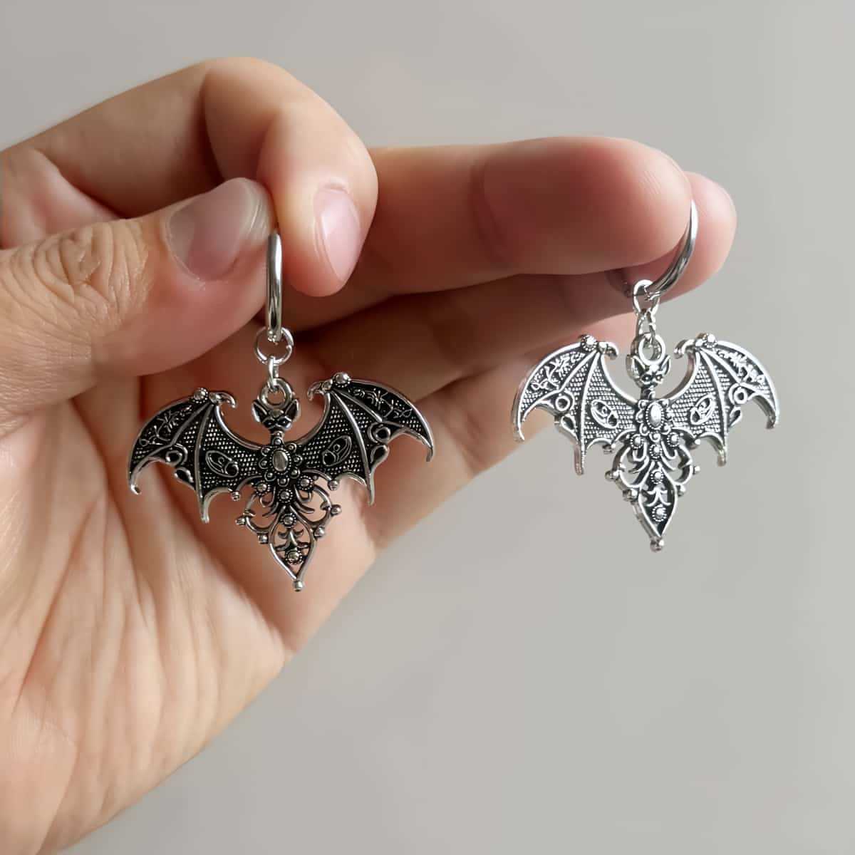 Vampire bat earrings,Gothic je - Men'S Vampire Accessories ulasan dan harga