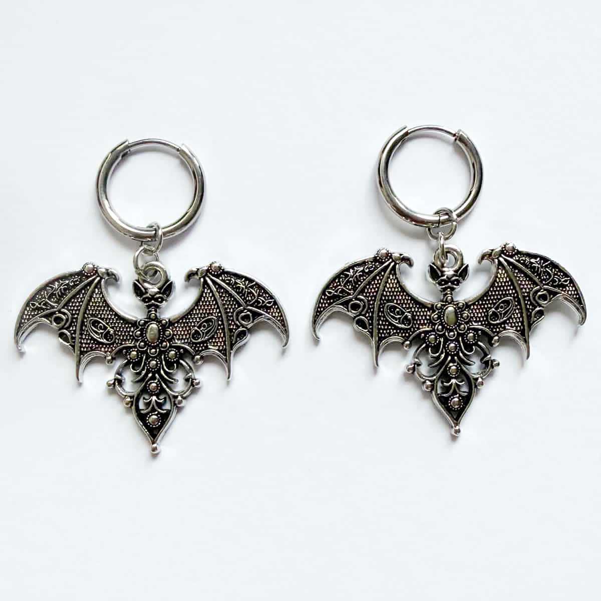 Vampire bat earrings,Gothic je - Men'S Vampire Accessories ulasan dan harga