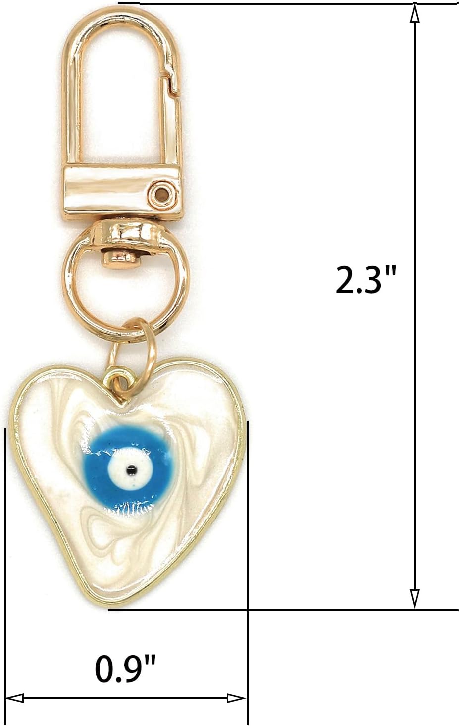 Evil Eye Keychains Sweat-heart - Men Accessories Evil Eye ulasan dan harga