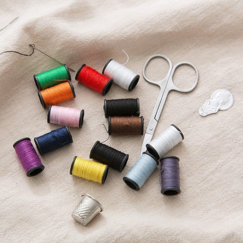 Portable 10Pcs/set Sewing Kit  - Men Accessories Kit Bag ulasan dan harga