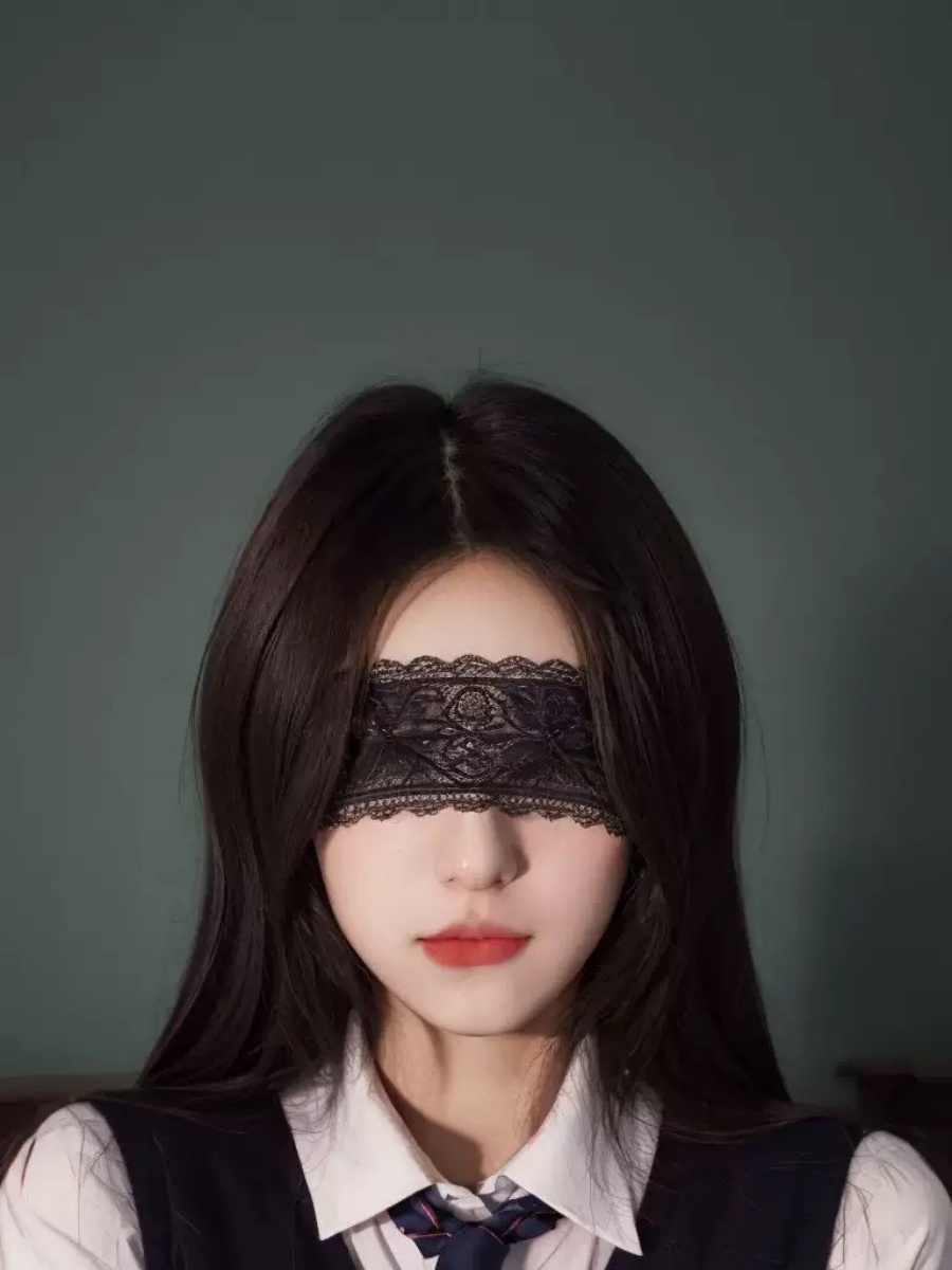 Sexy Lace Eye Mask Black Flora - Men'S Accessories ulasan dan harga
