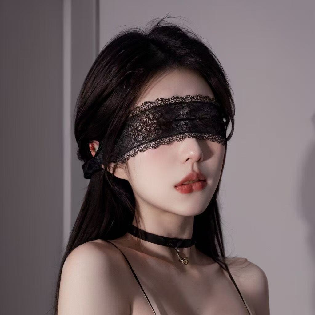 Sexy Lace Eye Mask Black Flora - Men'S Accessories ulasan dan harga