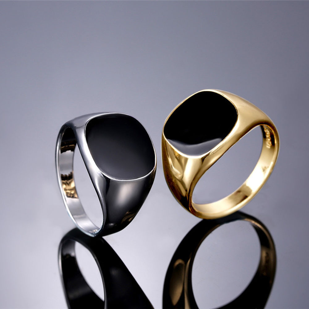 New 2025 Metal Glossy Rings fo - Men'S Accessories Jewelry Sale ulasan dan harga