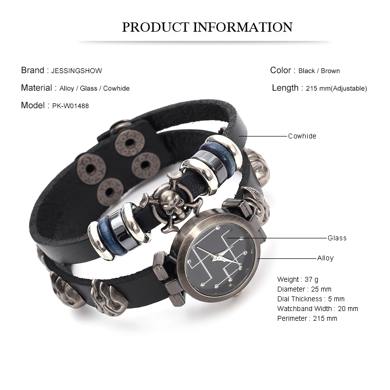 Hip Hop Punk Wristwatch Men Vi - Men Accessories Pk ulasan dan harga