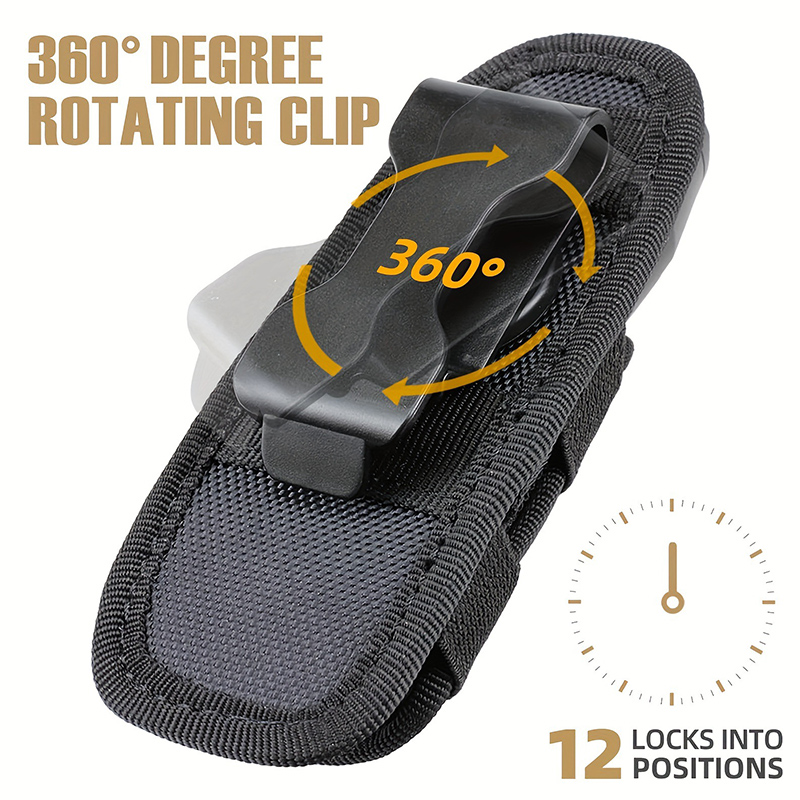 Tactical Flashlight Pouch Belt - Men Accessories Kit Bag ulasan dan harga