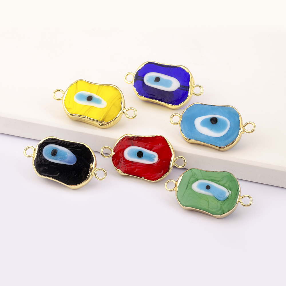 Special Shaped Colorful Evil E - Men Accessories Evil Eye ulasan dan harga
