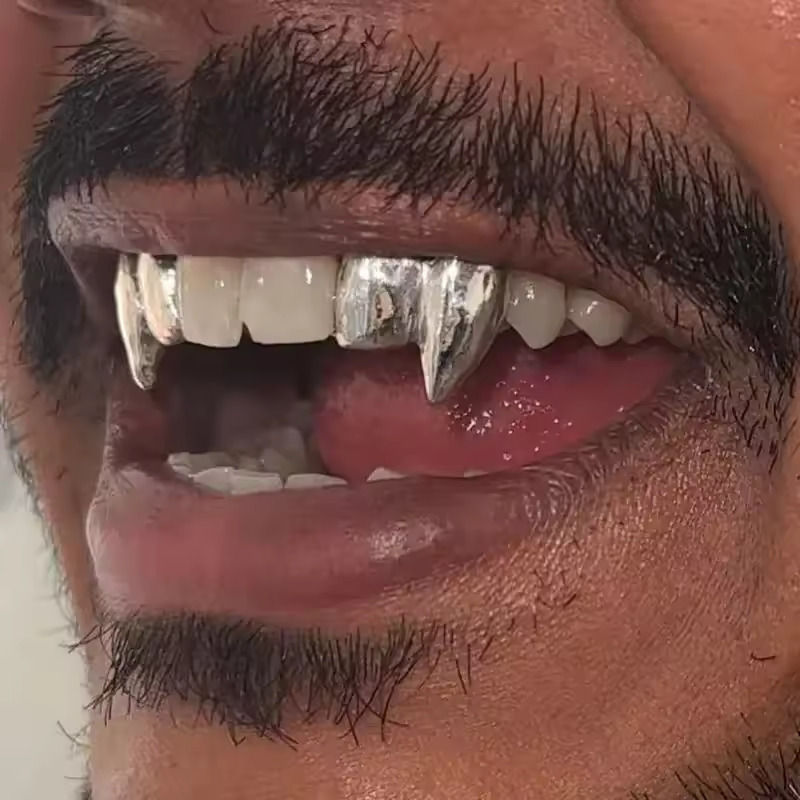 TOPGRILLZ Vampire DIY Double F - Men'S Vampire Accessories ulasan dan harga