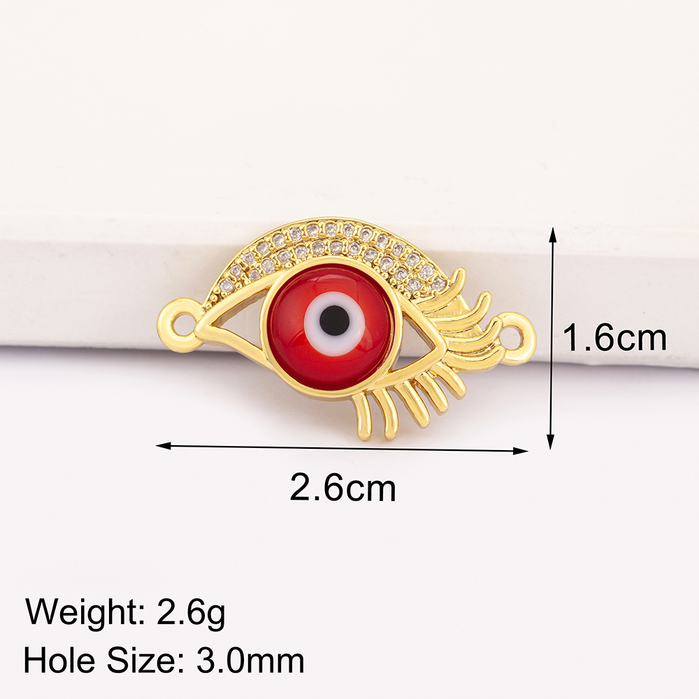 Colorful Shiny Crystal Evil Ey - Men Accessories Evil Eye ulasan dan harga