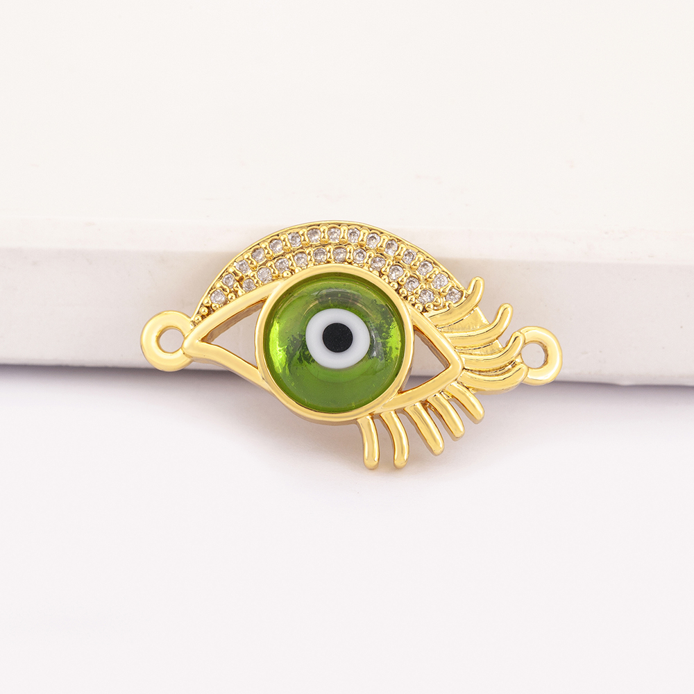Colorful Shiny Crystal Evil Ey - Men Accessories Evil Eye ulasan dan harga