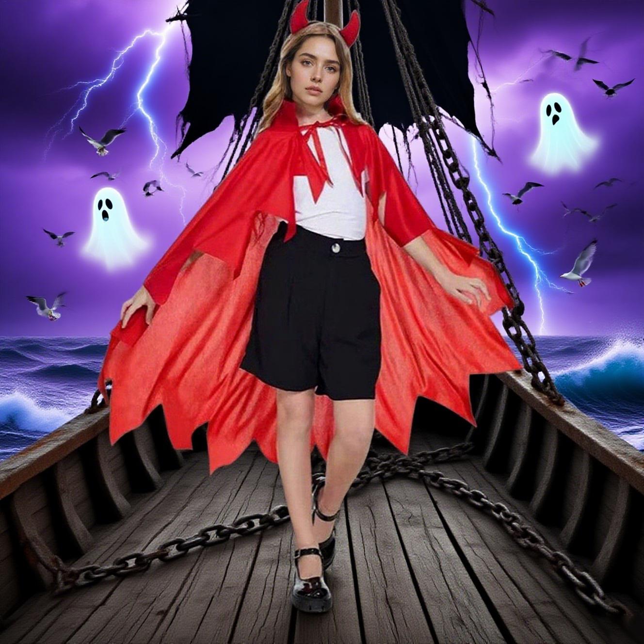 Vampire Cape Vampire Outfits H - Men'S Vampire Accessories ulasan dan harga