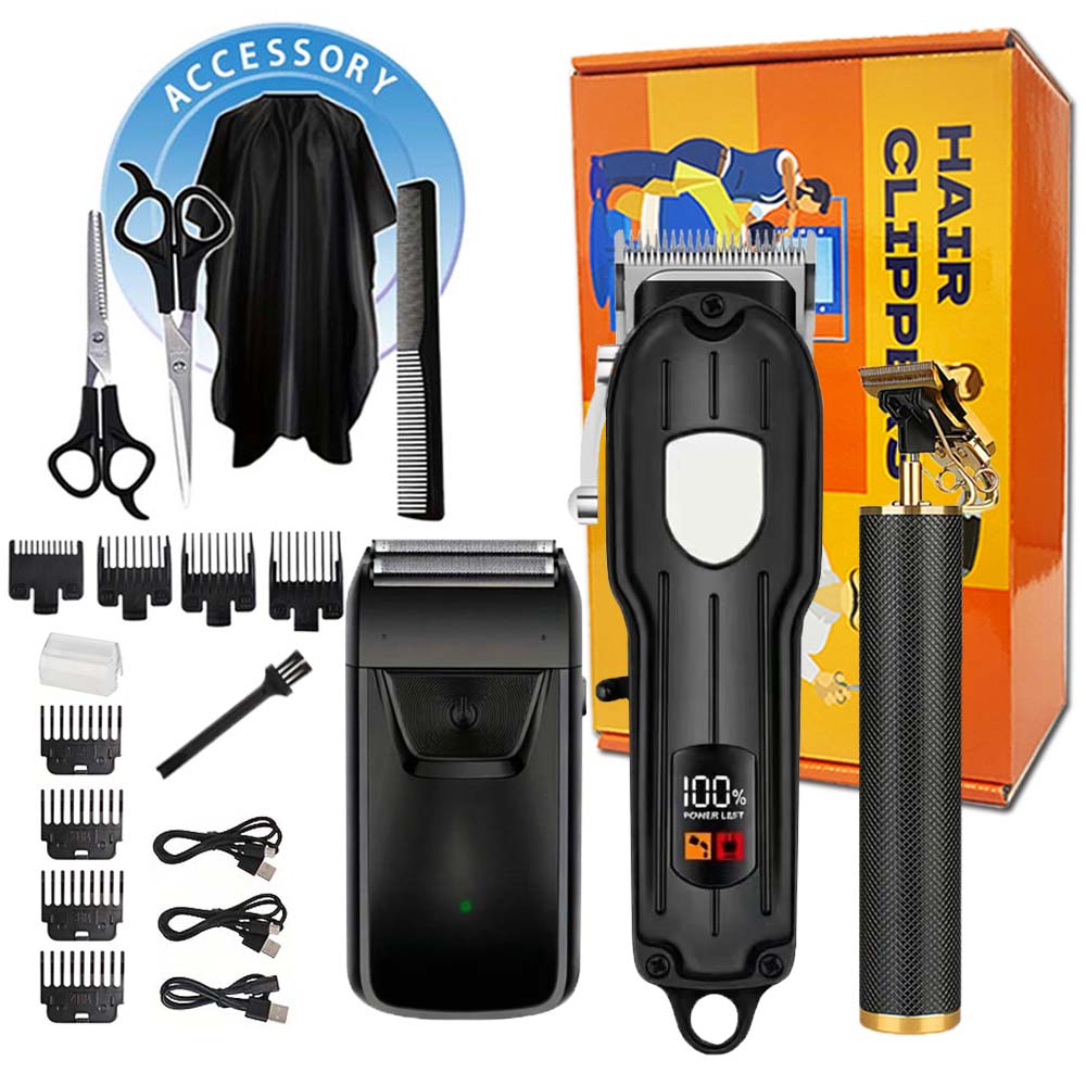 Professional Hair Clipper Set  - Men'S Accessories Display ulasan dan harga