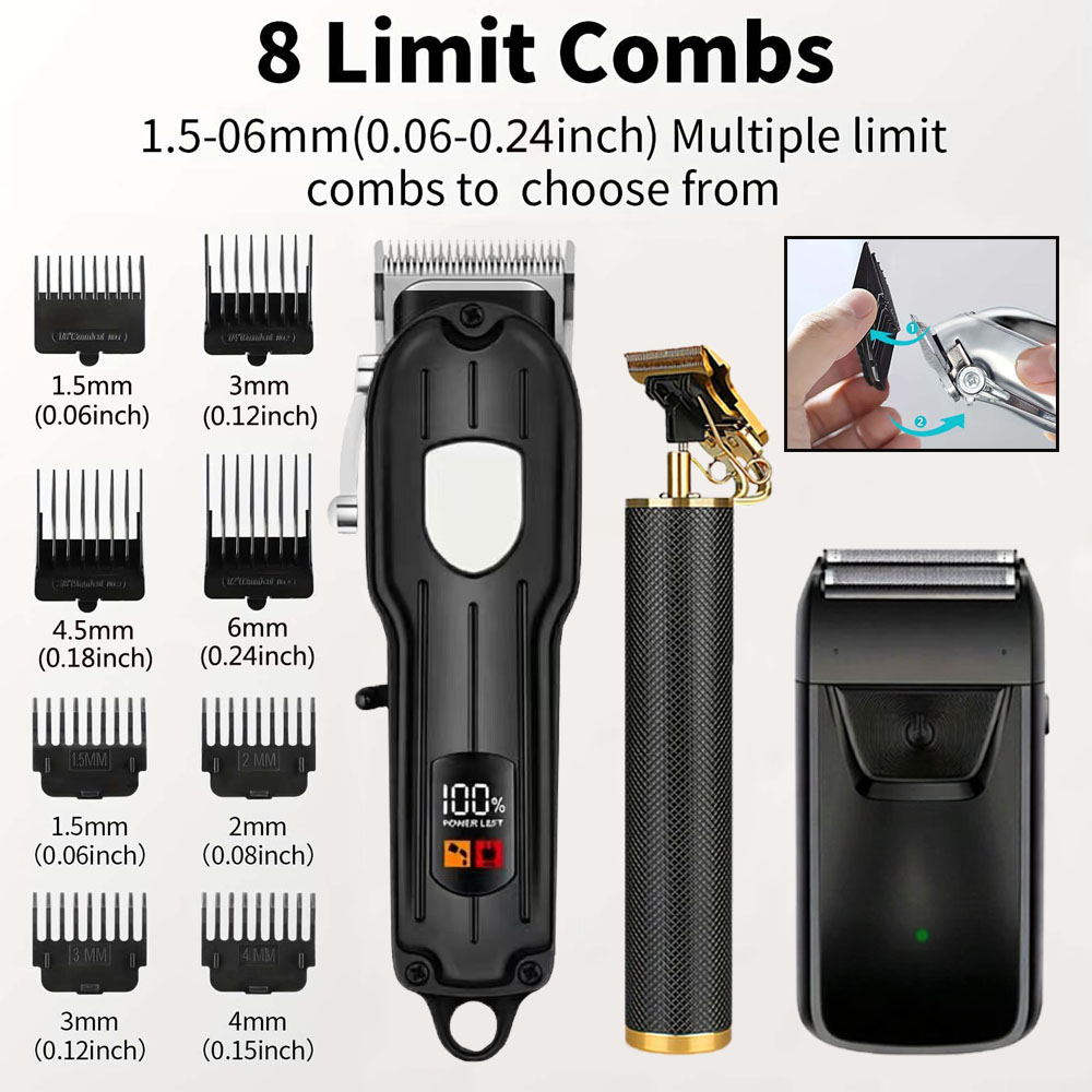Professional Hair Clipper Set  - Men'S Accessories Display ulasan dan harga