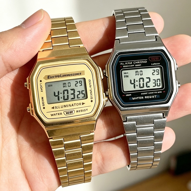F91W Band Watch Waterproof Ret - Men'S Accessories Display ulasan dan harga