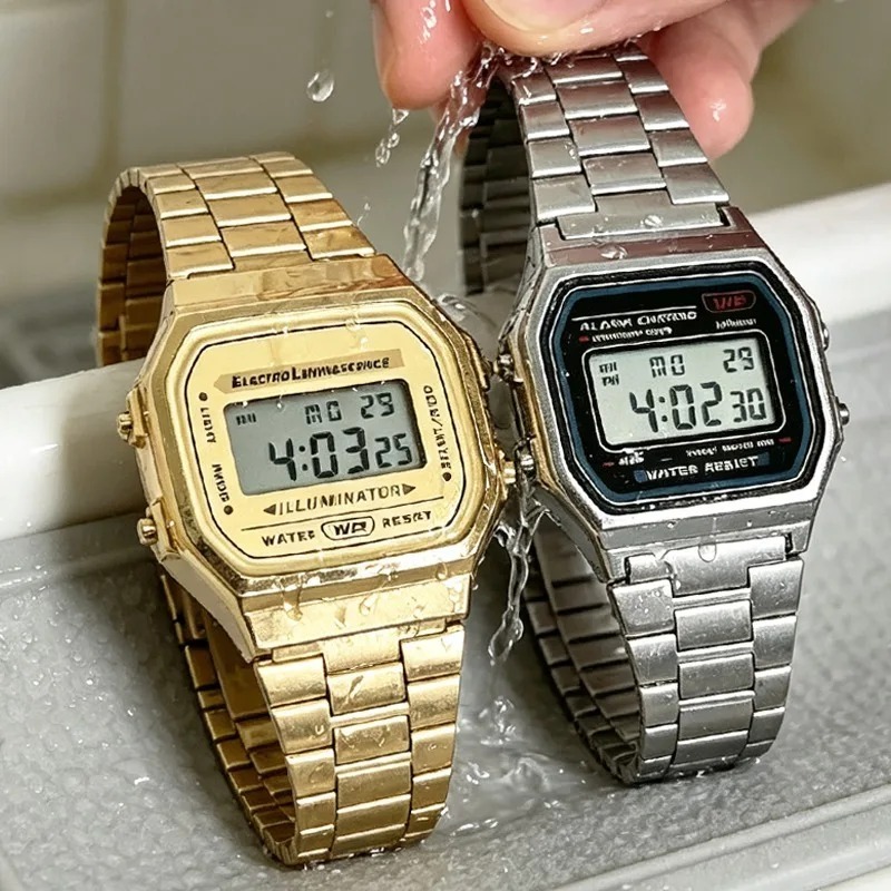 F91W Band Watch Waterproof Ret - Men'S Accessories Display ulasan dan harga