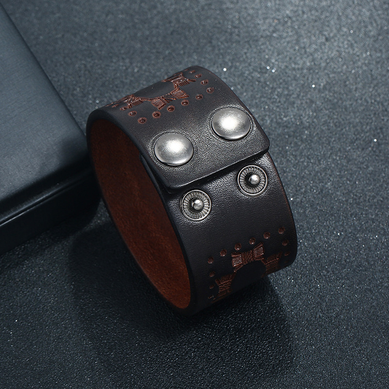 Men's Punk Vintage Bracelet -  - Men Accessories Pk ulasan dan harga