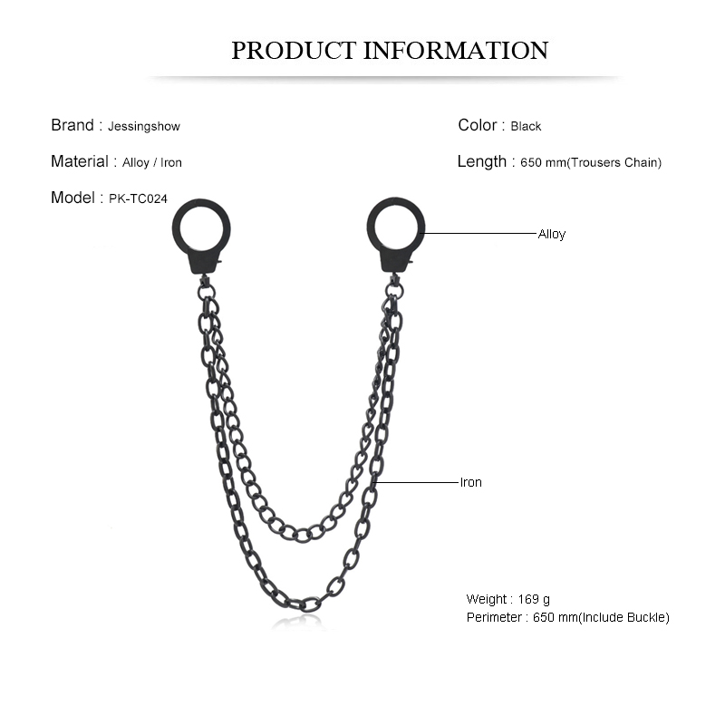 Punk Style Chain On The Jeans  - Men Accessories Pk ulasan dan harga