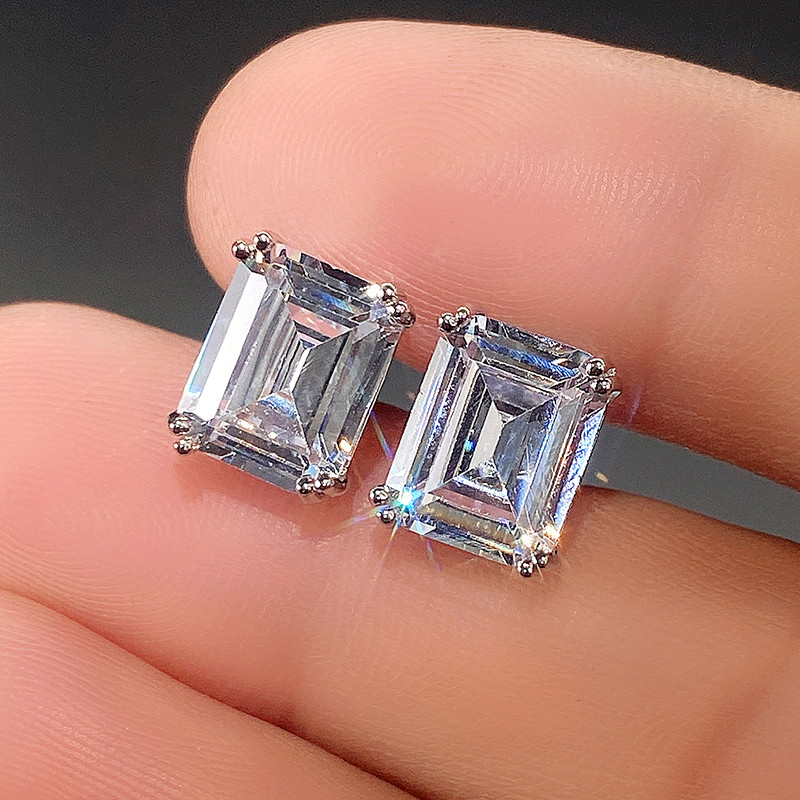 Huitan Geometric Square Cubic  - Men'S Accessories Jewelry Sale ulasan dan harga