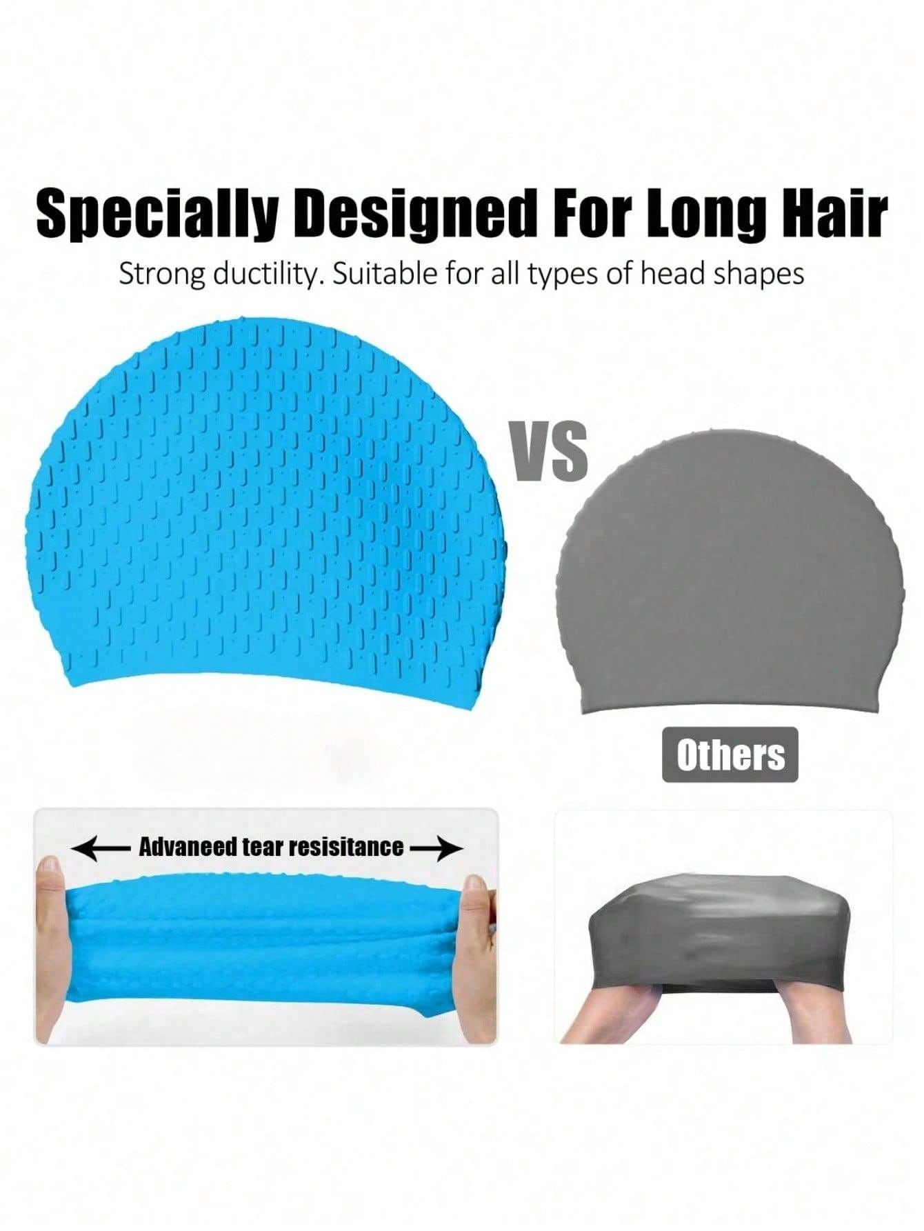 Large Silicone Swim Cap - Comf - Men'S Accessories Essentials ulasan dan harga