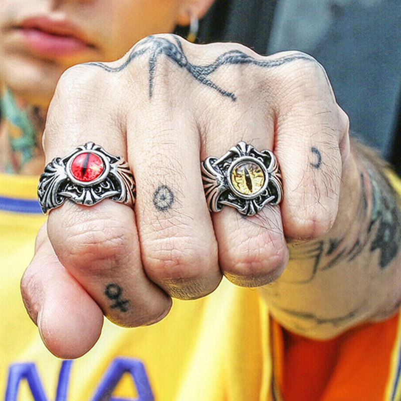 Retro Vines Evil Eye Ring For  - Men Accessories Evil Eye ulasan dan harga