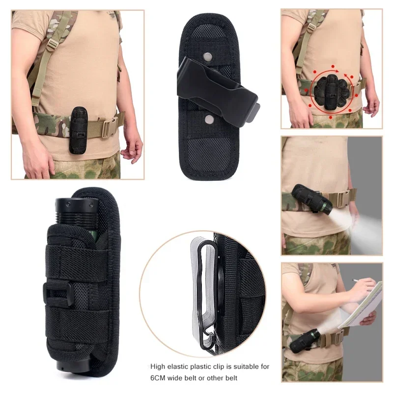 Molle flashlight bag, 360 degr - Men Accessories Kit Bag ulasan dan harga
