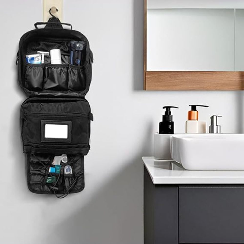 Hanging Toiletry Bag for Men M - Men Accessories Kit Bag ulasan dan harga