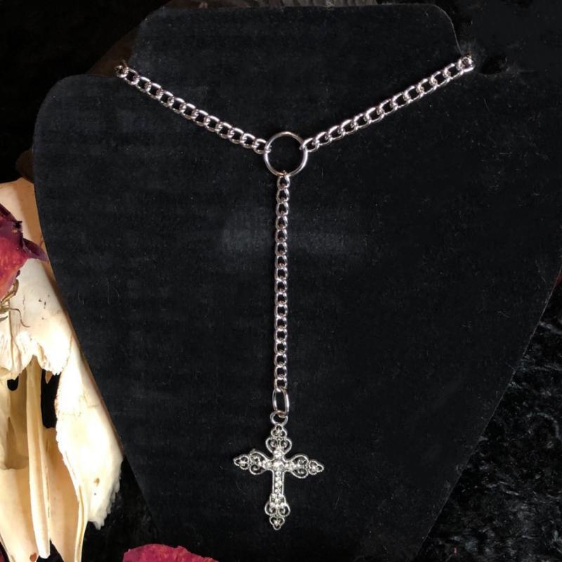 Gothic Crow Skull Necklace For - Men'S Vampire Accessories ulasan dan harga