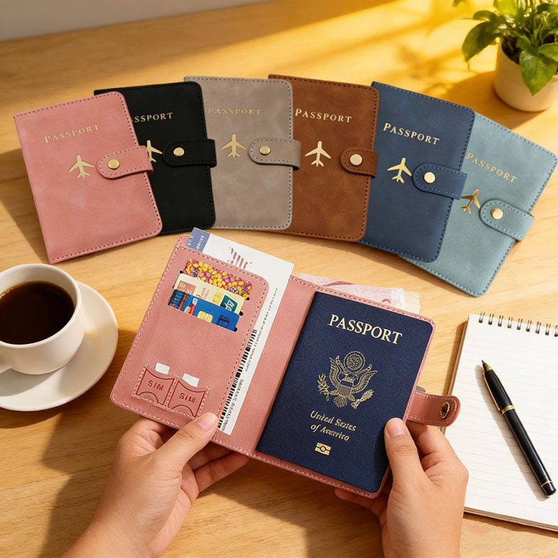 Leather Passport Holder Covers - Men'S Accessories Essentials ulasan dan harga
