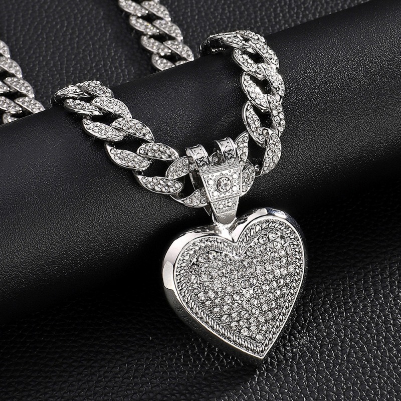Trendy Minimalist Heart Pendan - Men'S Accessories Instagram ulasan dan harga