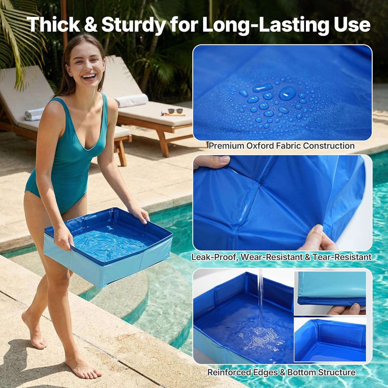 1Pc Portable Folding Foot Bath - Men'S Accessories Essentials ulasan dan harga