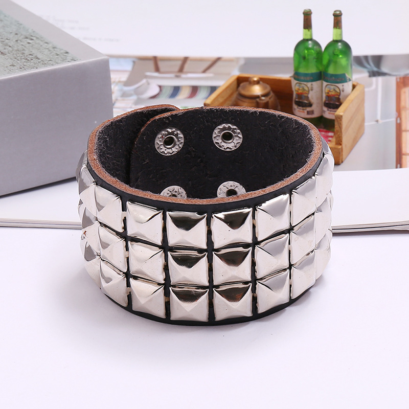 Men's Hip Hop Punk Three-Row S - Men Accessories Pk ulasan dan harga