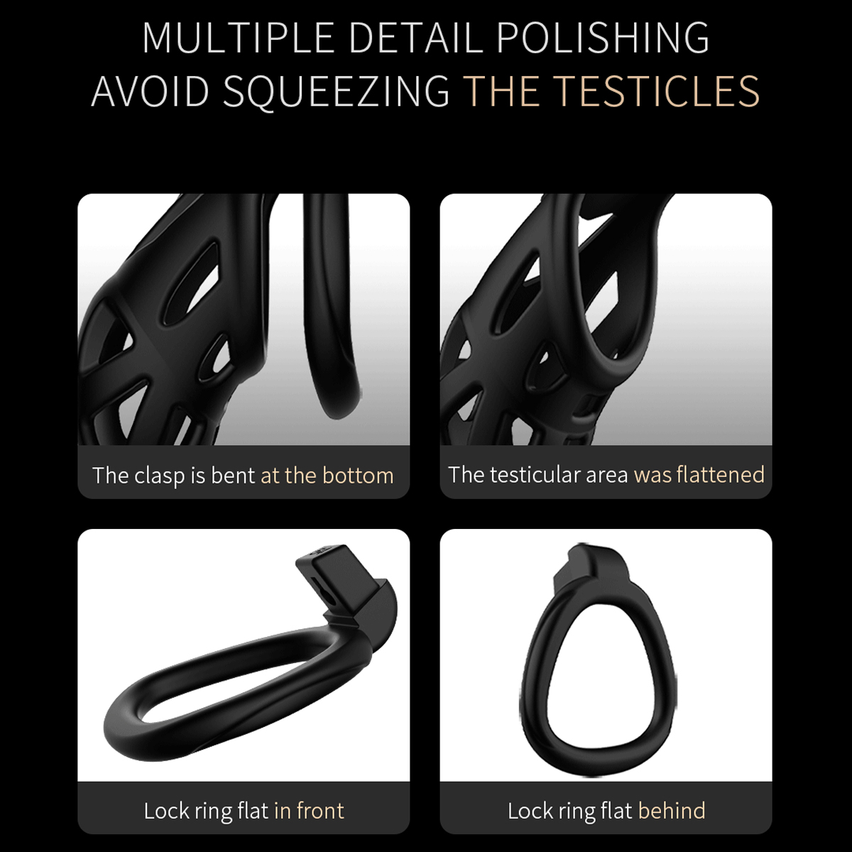 Male Chastity Cage Penis Lock  - Men'S Accessories ulasan dan harga