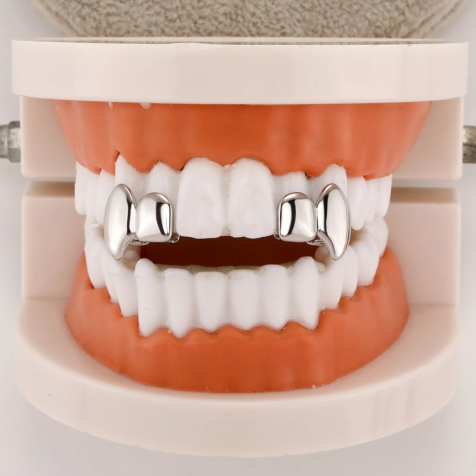 2PCS Vampire DIY Double Fangs  - Men'S Vampire Accessories ulasan dan harga
