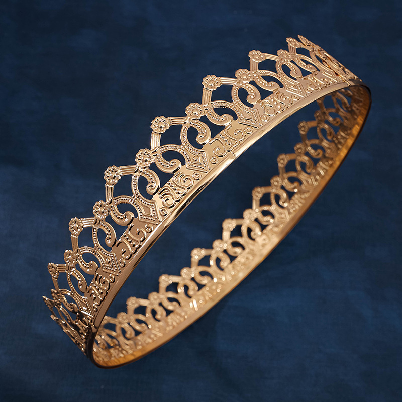 Royal King Queen Crown for Men - Men Accessories For Party ulasan dan harga