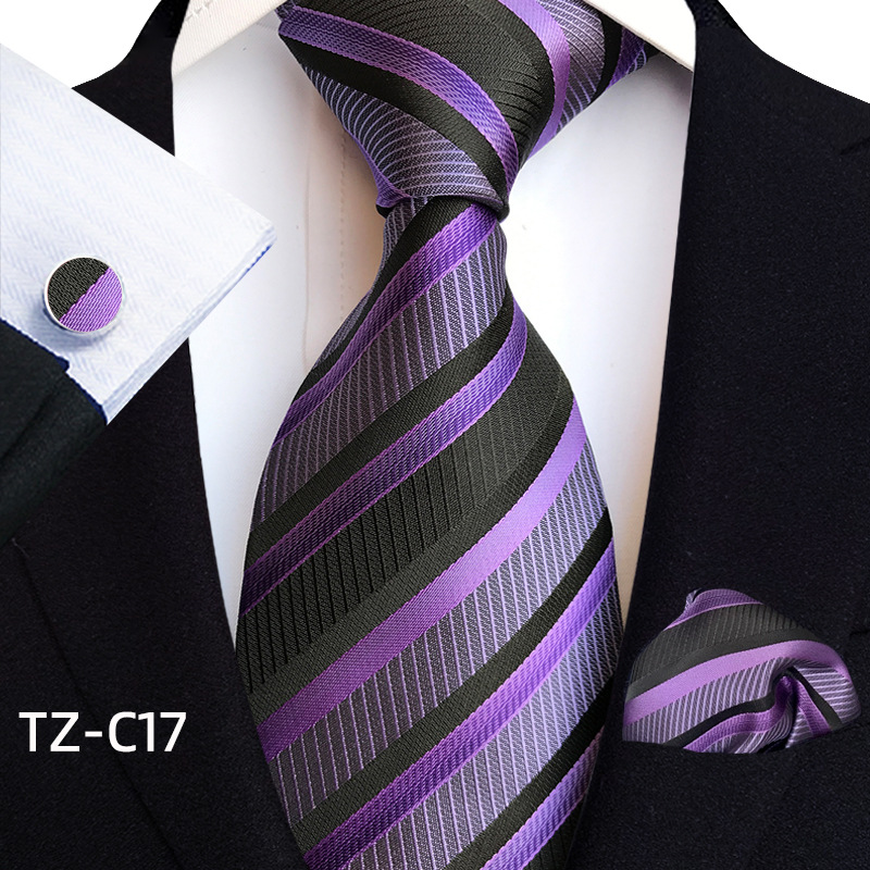 Men's Red Jacquard Fabric Tie+ - Men'S Accessories Essentials ulasan dan harga