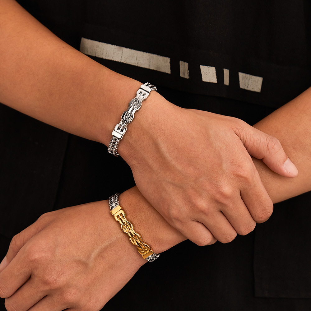 Men's Stainless Steel Bracelet - Men Accessories Pk ulasan dan harga