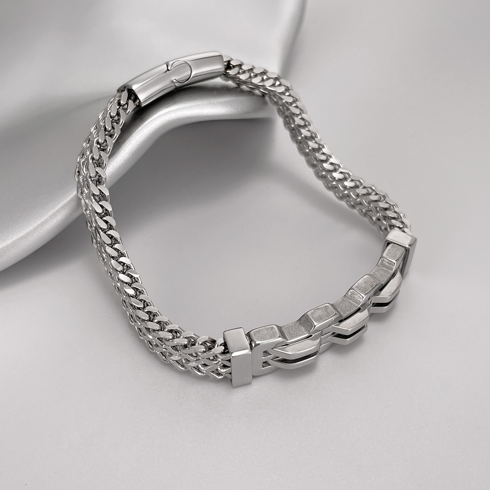 Men's Stainless Steel Bracelet - Men Accessories Pk ulasan dan harga